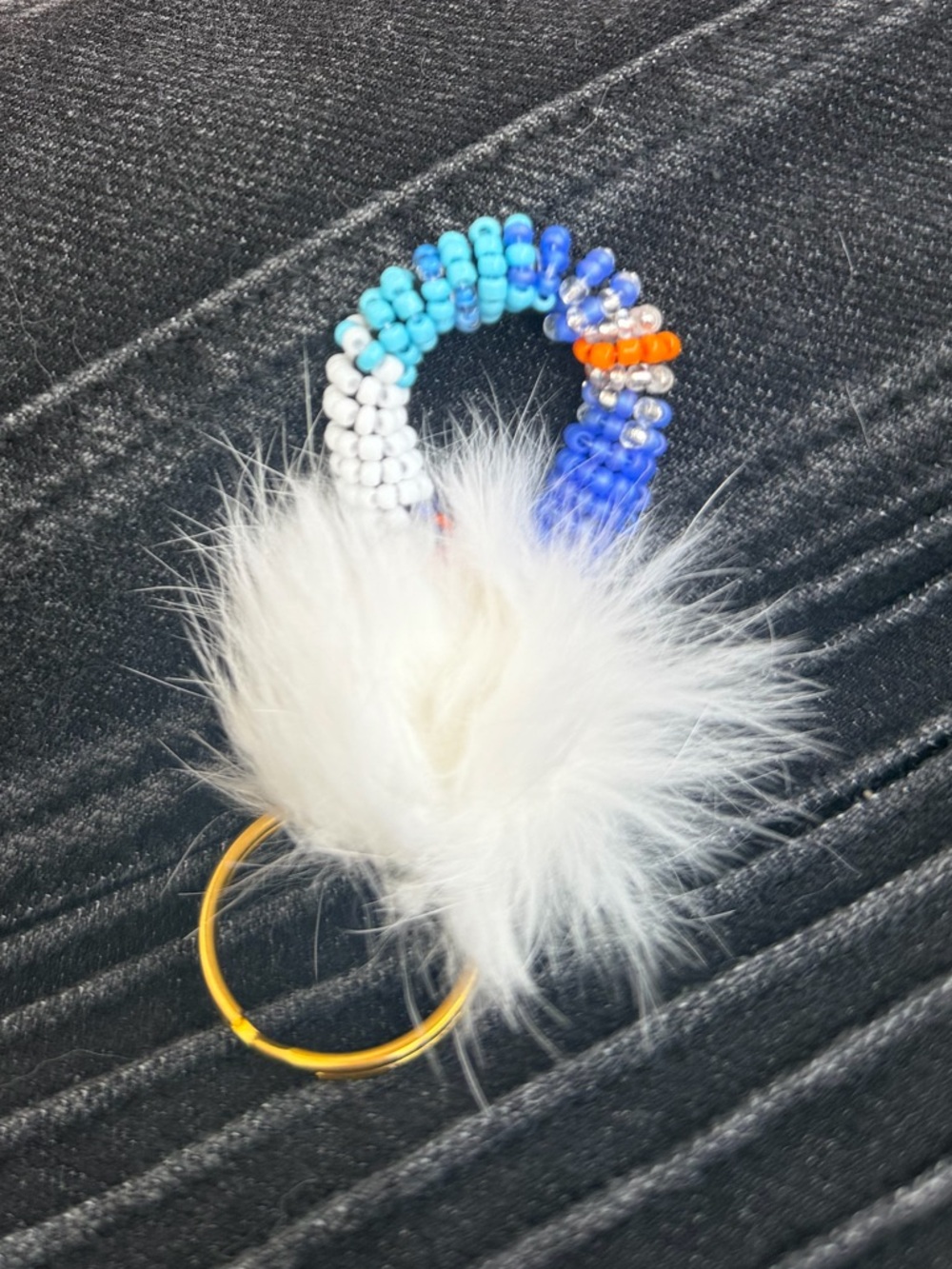 🪡Handmade Beaded Keychain ☀️ ☁️ - Picture 2 of 5